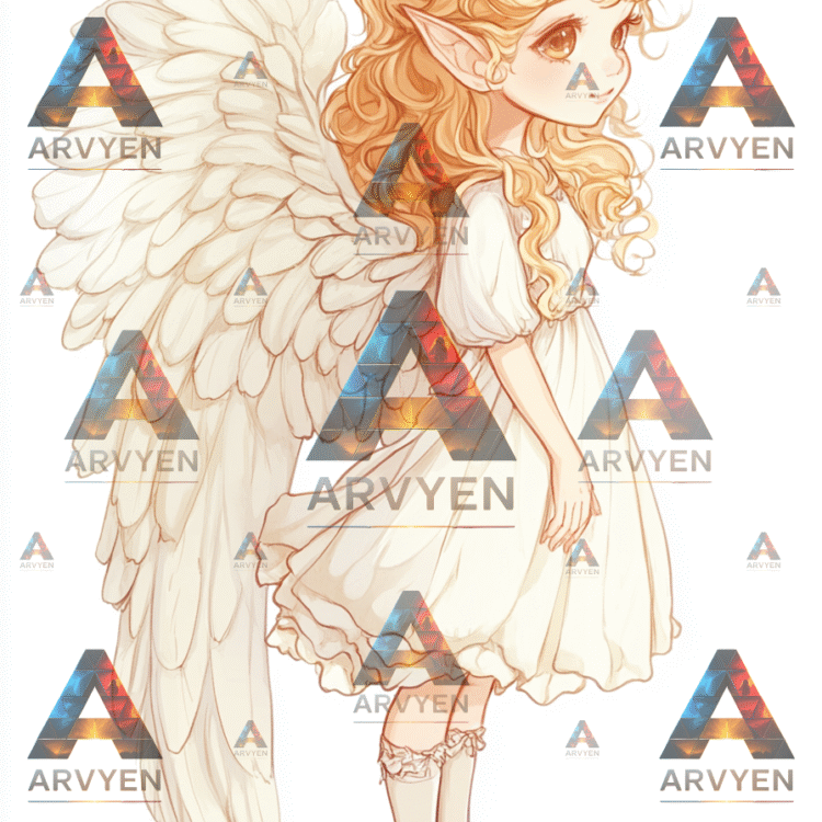 little angel drawing 3 #3699