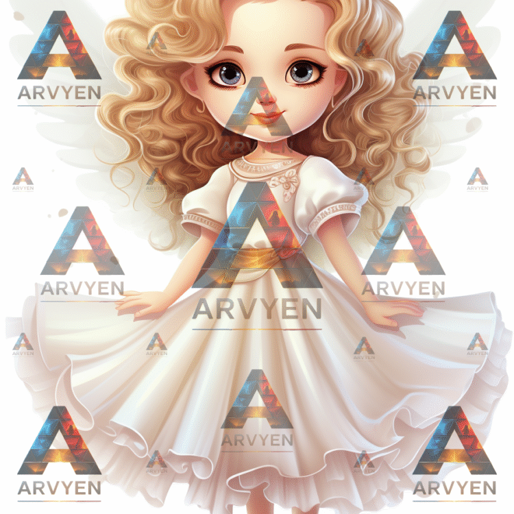 little angel drawing 4 #3701