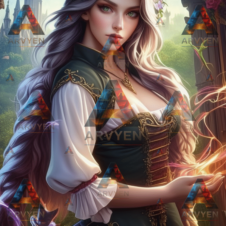 mage woman drawing 1 #3717