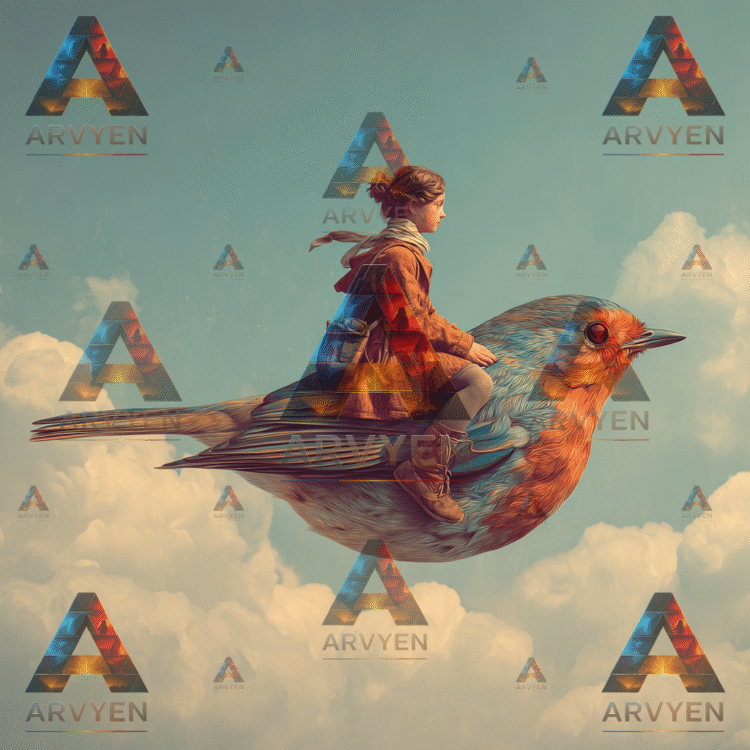 riding a bird through the sky 1 #3745